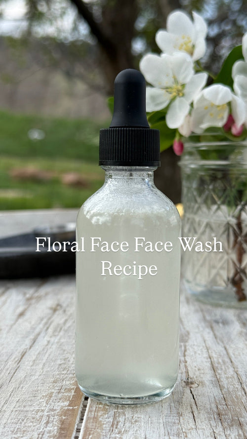 Floral Face Wash Recipe