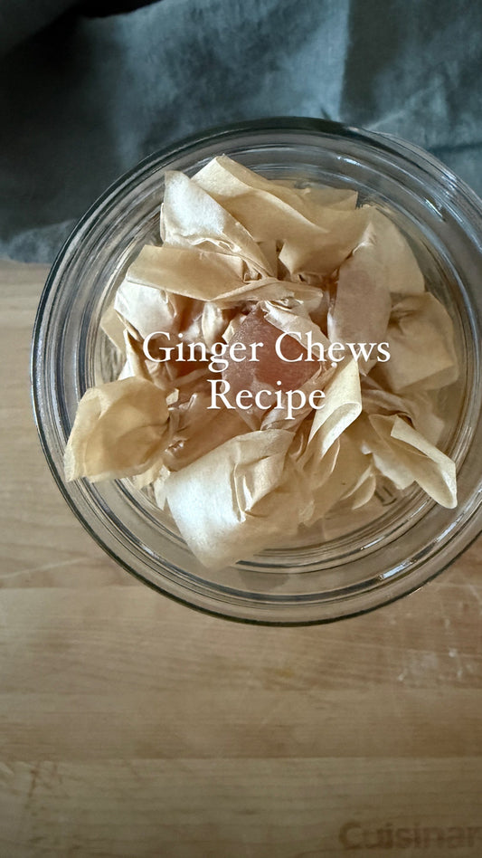 Ginger Chews: Homemade Tummy Relief