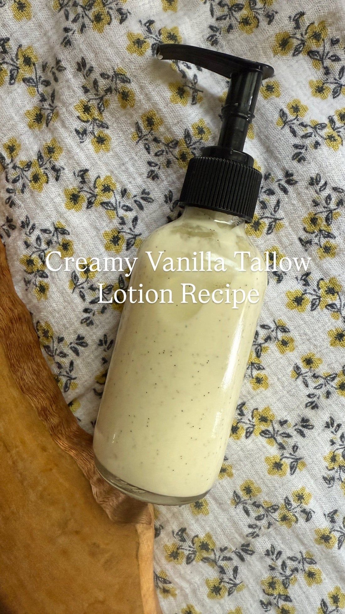 Creamy Vanilla Tallow Lotion