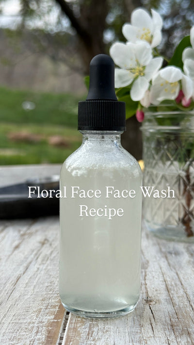 Floral Face Wash Recipe