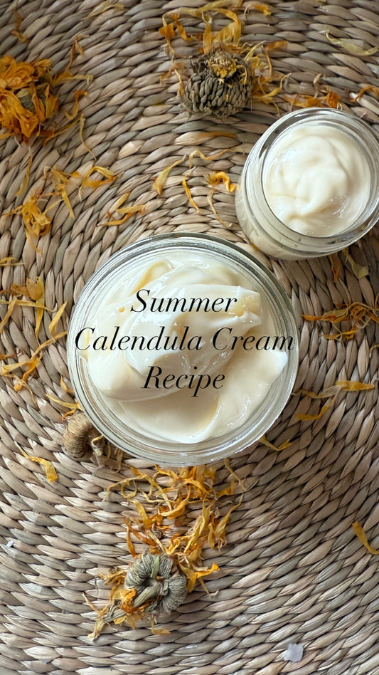 Calendula Summer Cream – Hydrate, Heal & Glow Naturally