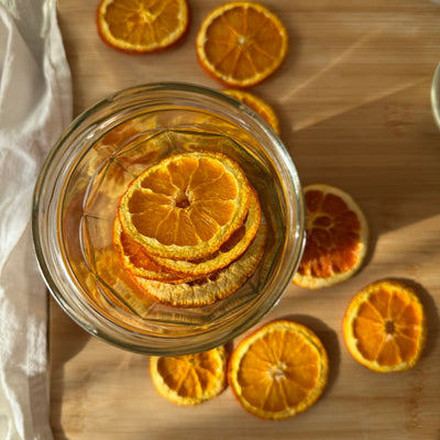 Making Dried Oranges