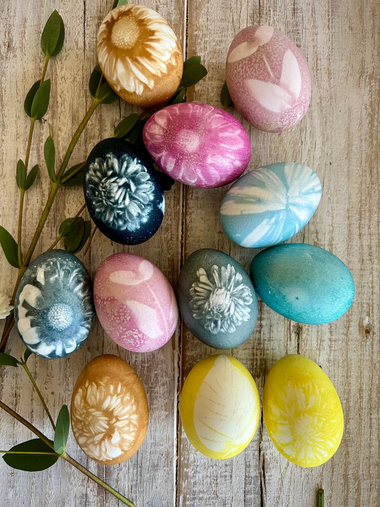 Natural Dyed Easter Eggs