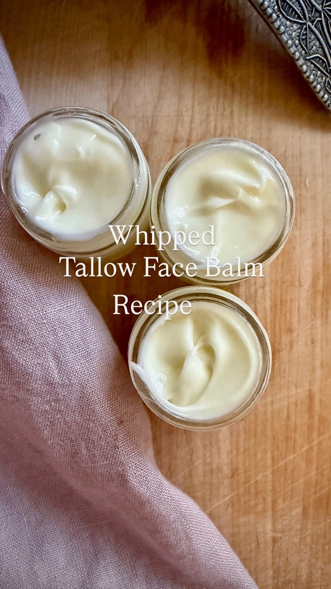 Whipped Tallow Face Balm Recipe